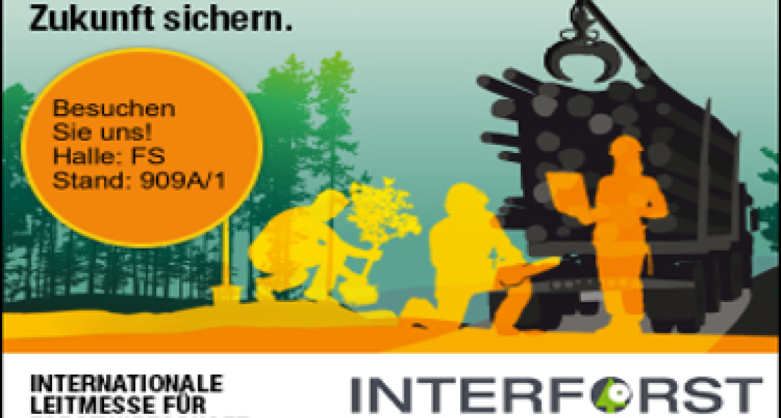 Wir sind auf der Interforst 2026 in München – besuchen Sie uns!
