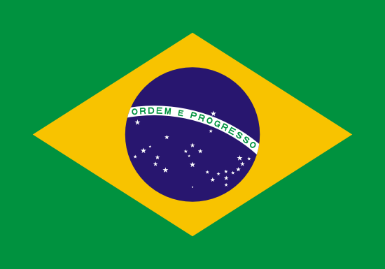 Brasilien Brasilianische Flagge